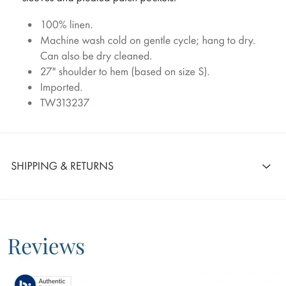 Tommy Bahama Women’s Two Palms Linen Shirt- in blue - Picture 5 of 16